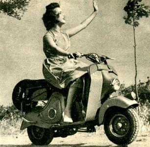 HUSOR,IRUÑA y BORINOT Primeras Scooters Nacionales